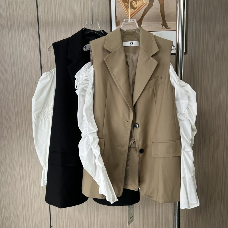0730品牌钱柜休闲韩版短款精品女装时尚设计款宽松气质西装外套