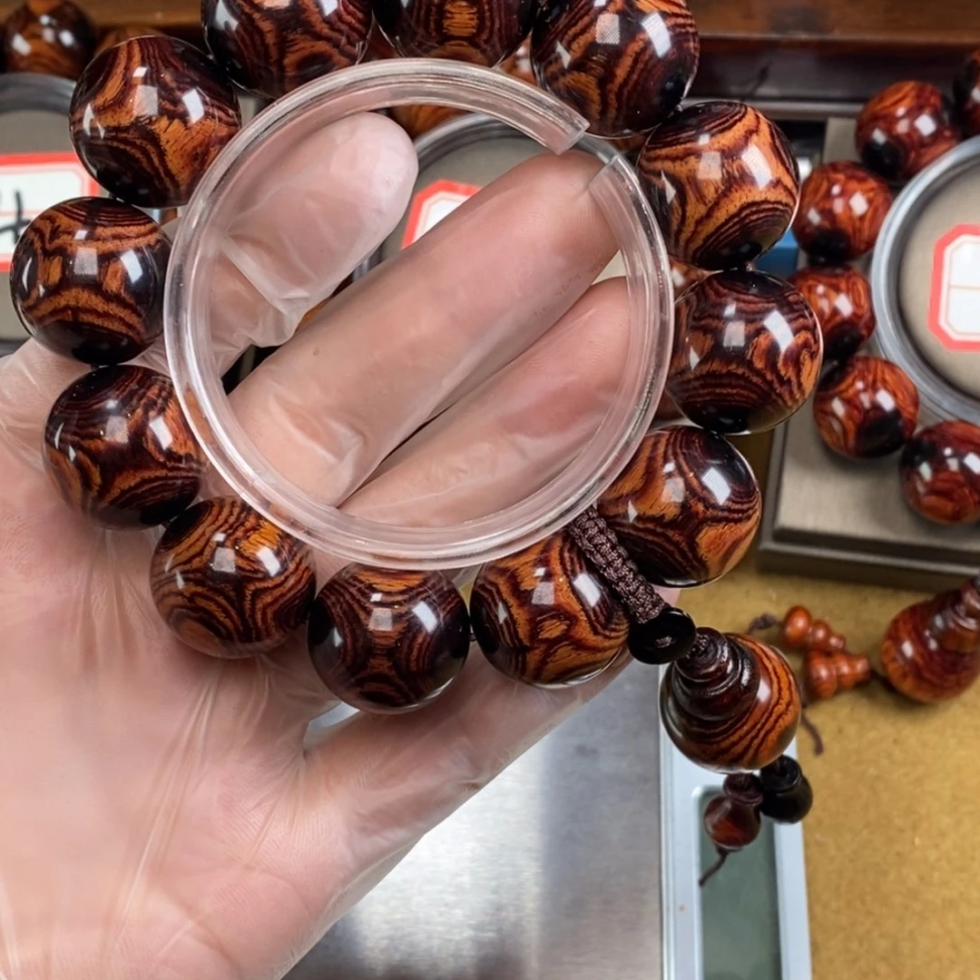 灵***师黄花梨/降香黄檀木质手工制作文玩手串