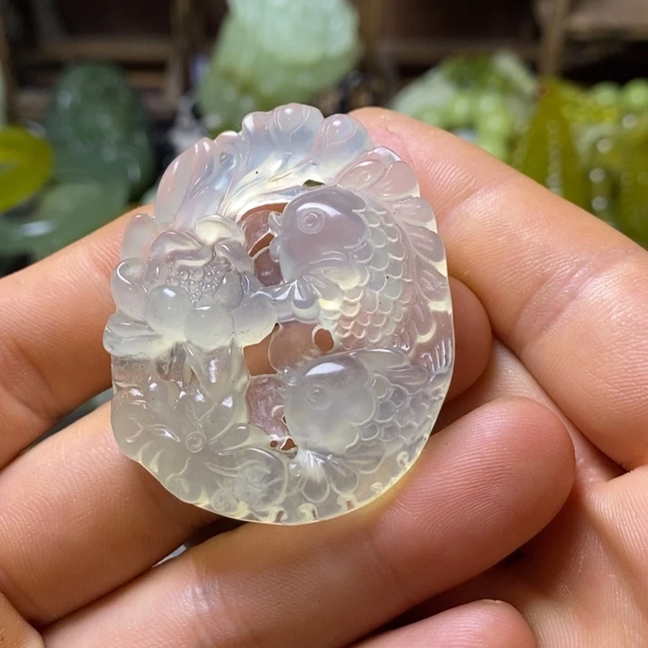 岫玉未镶嵌岫玉颈饰