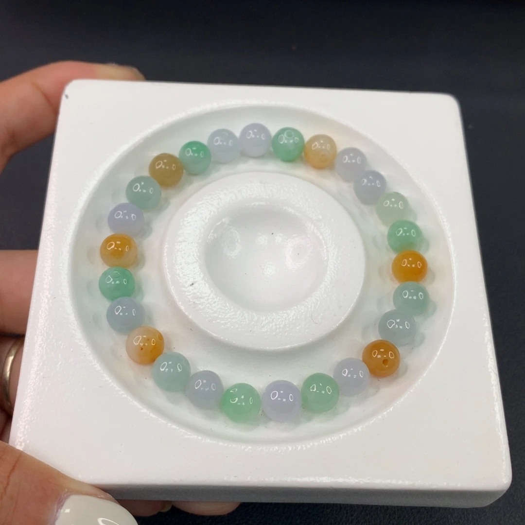 翡翠散珠翡翠散珠DIY手串多样性自发