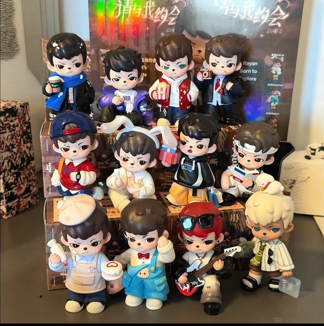 【直播拆盒】TNT Rayan哥哥五代请与我约会系列盲盒潮玩手办礼物女