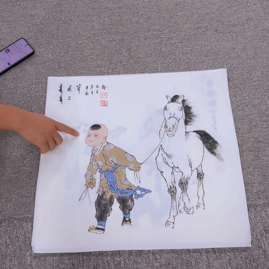 国画国画作品多次