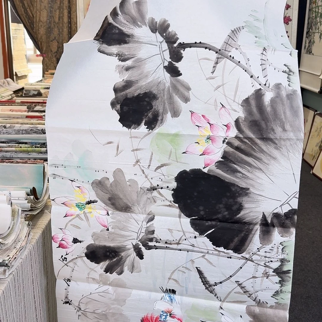 纯手绘国画作品好看