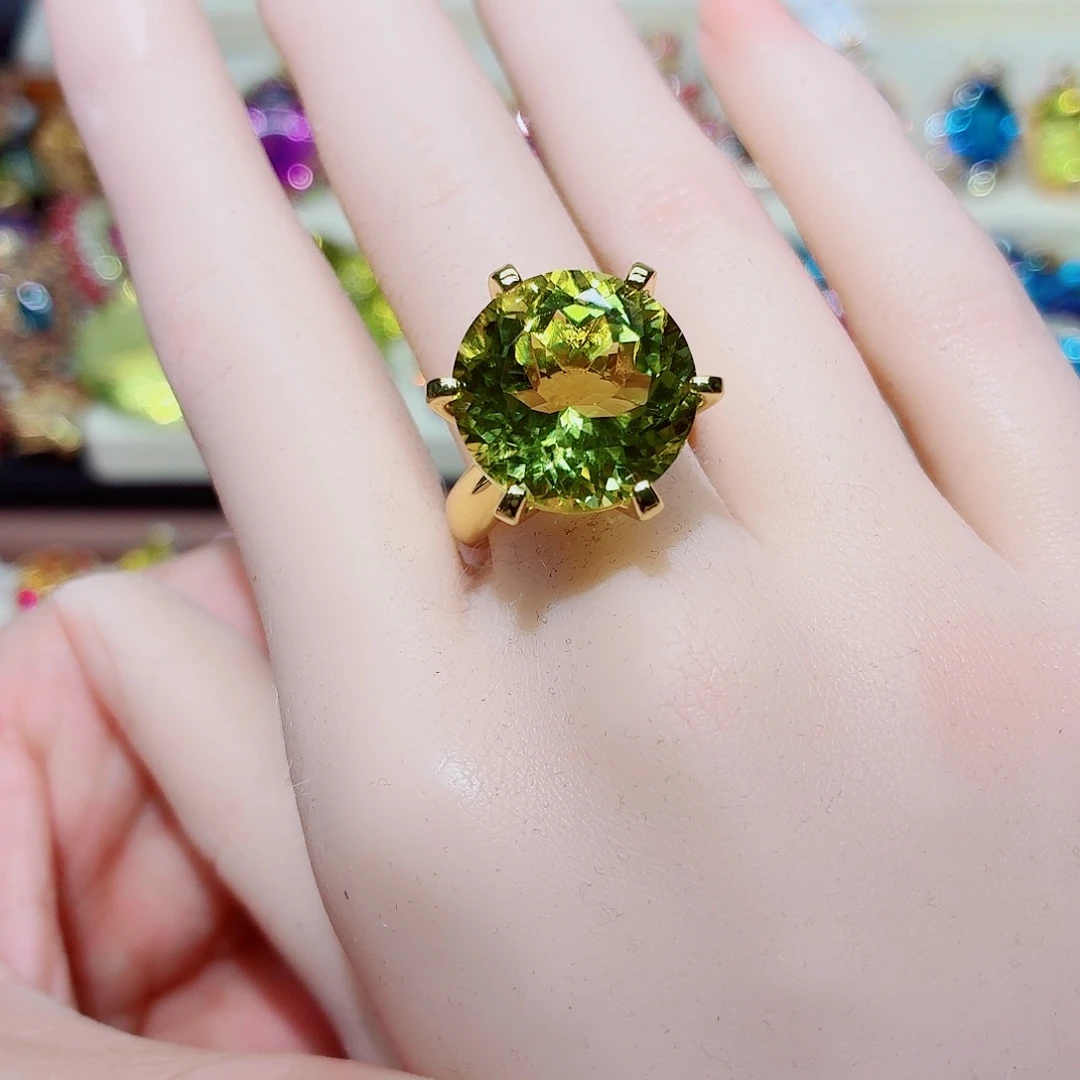 银S925镶嵌水晶戒指