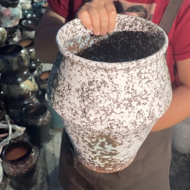 花盆紫砂口20高30瑕疵瑕疵