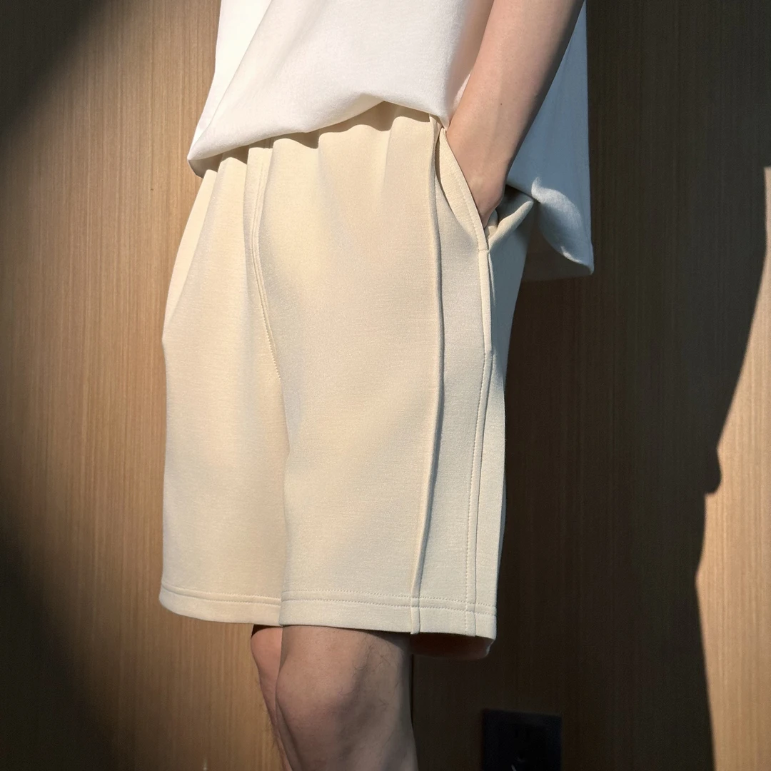 SEASONMARK新款束腰运动休闲短裤夏季百搭宽松舒适男女同款裤子