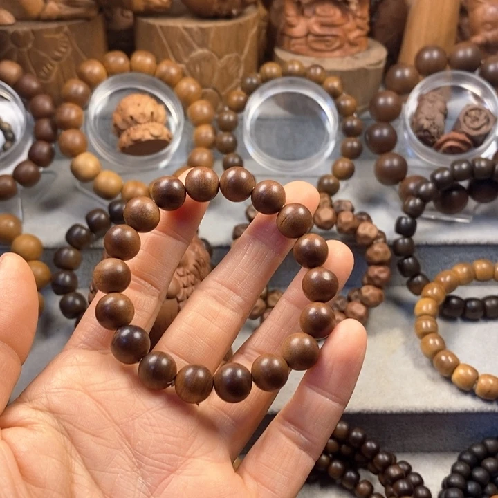 E***语檀香木手串/手链老山檀奶香味1.0红肉