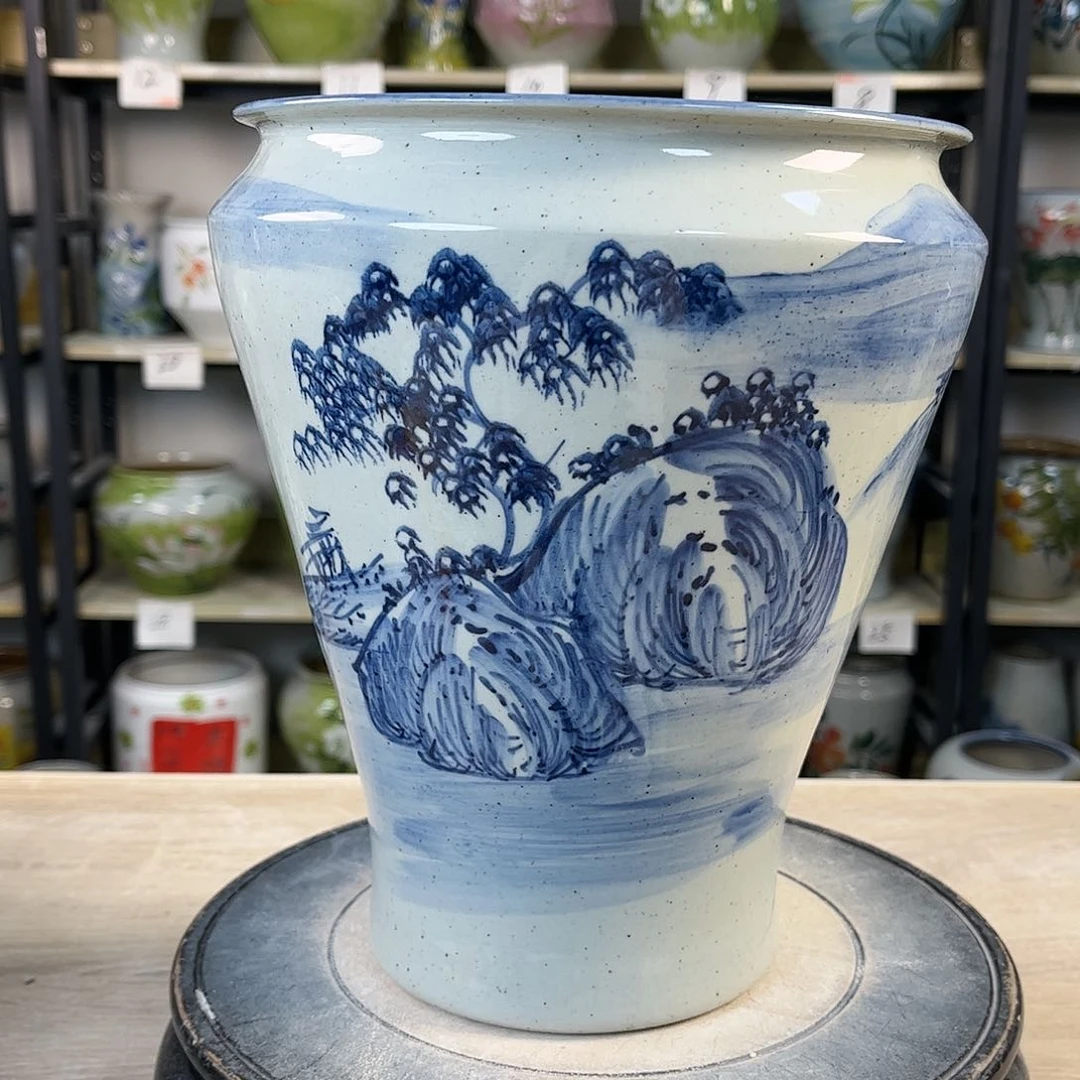 罐22zp景德镇陶瓷花盆