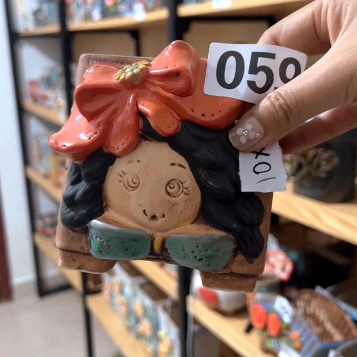 陶瓷多肉花盆满15包邮