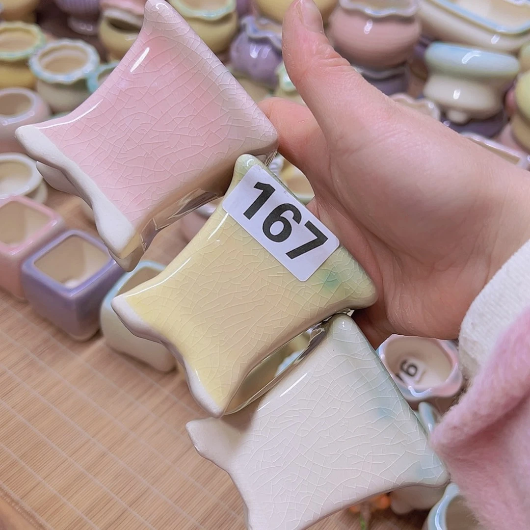 红陶陶瓷花盆当场满12包邮