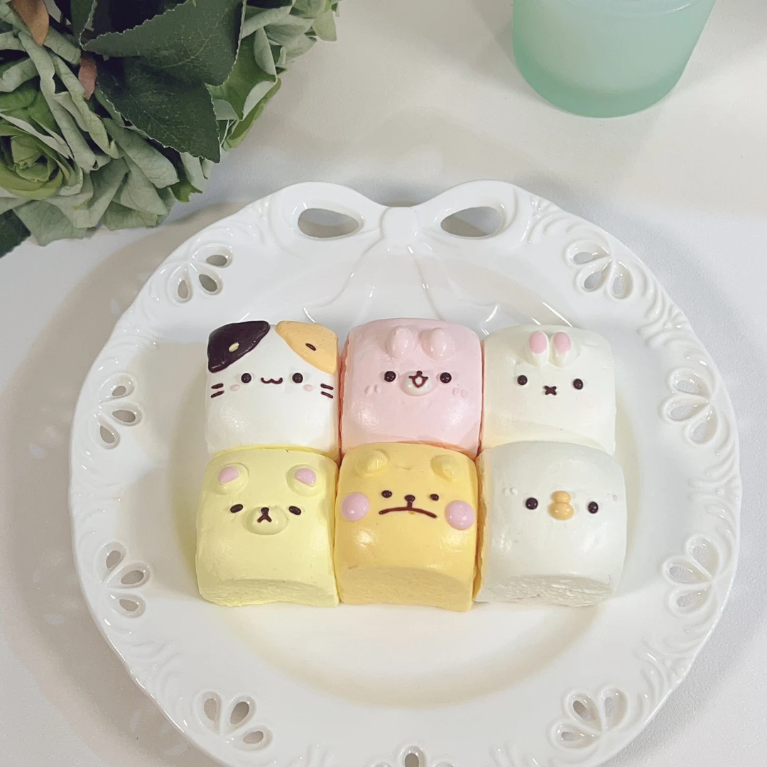 82号壳大大捏捏乐解压玩具小鸡小方糕手工制作默认瑕疵