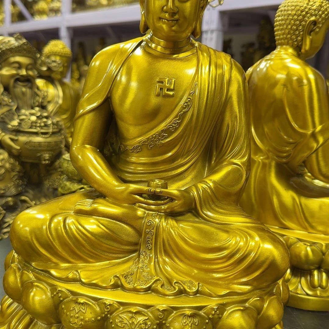 黄铜释迦30厘米黄铜