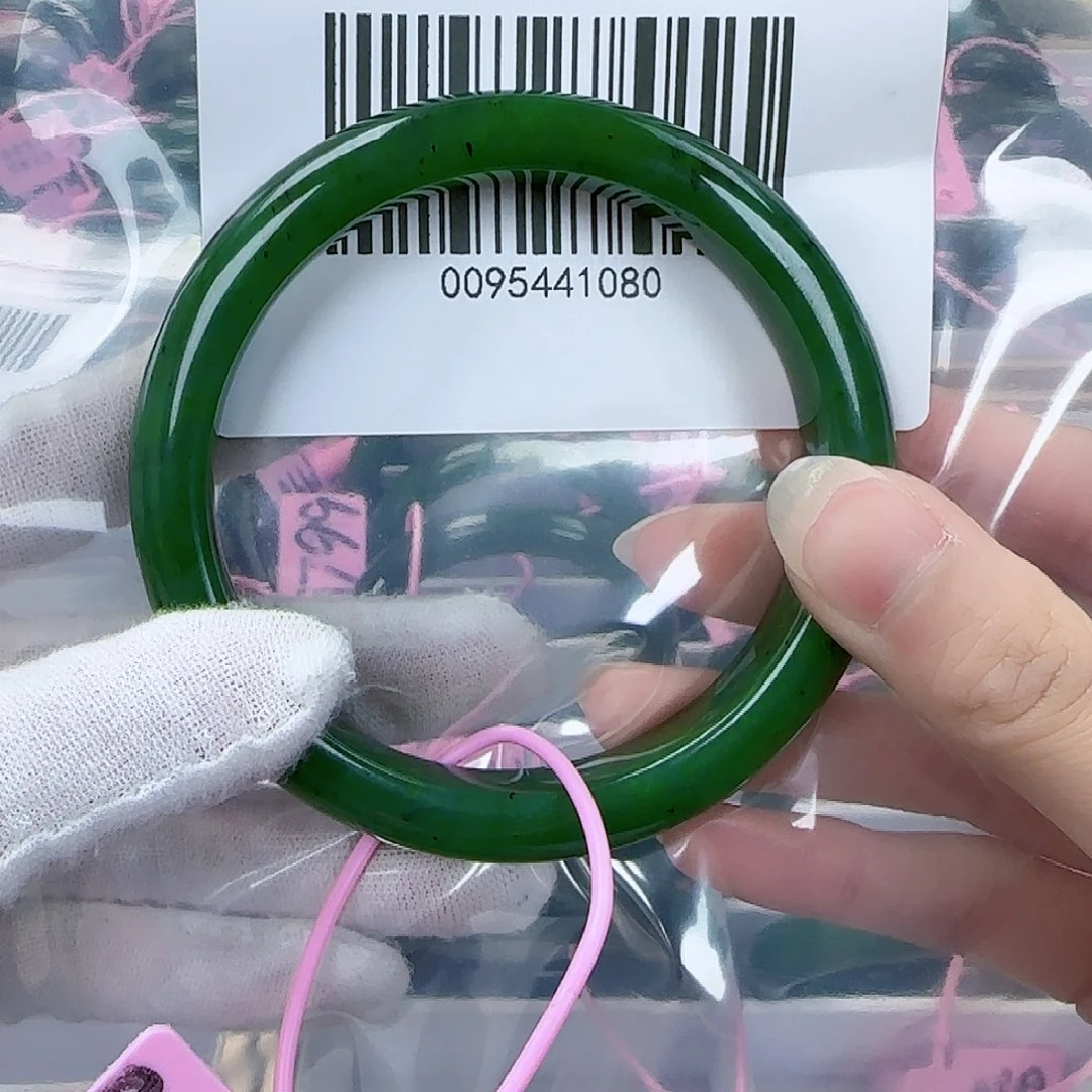 和田玉（碧玉）手镯未镶嵌6465