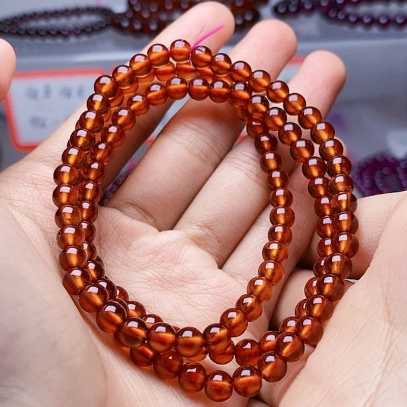 【闪购商品】未镶嵌手链石榴石小***4卡5