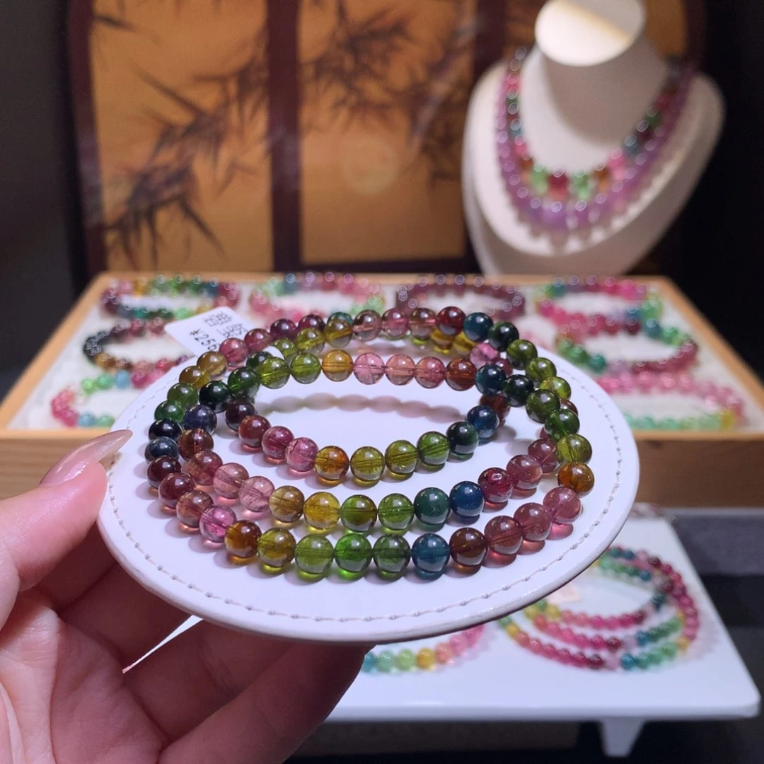 未镶嵌手链碧玺碧玺