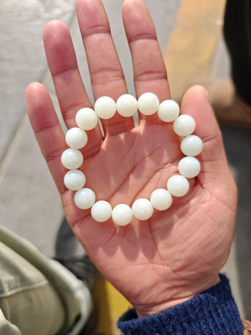 和田玉手串高端奢华款