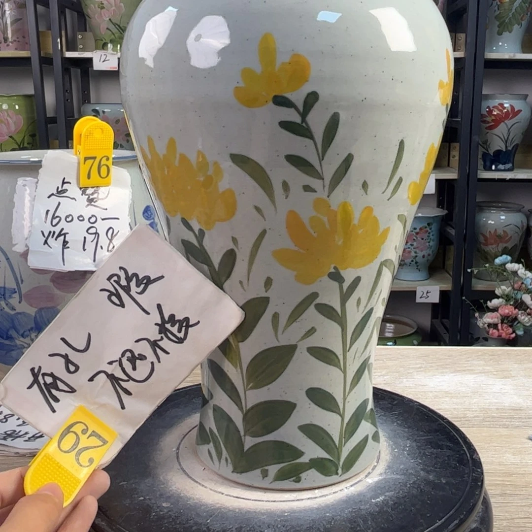 罐1tc景德镇陶瓷花盆