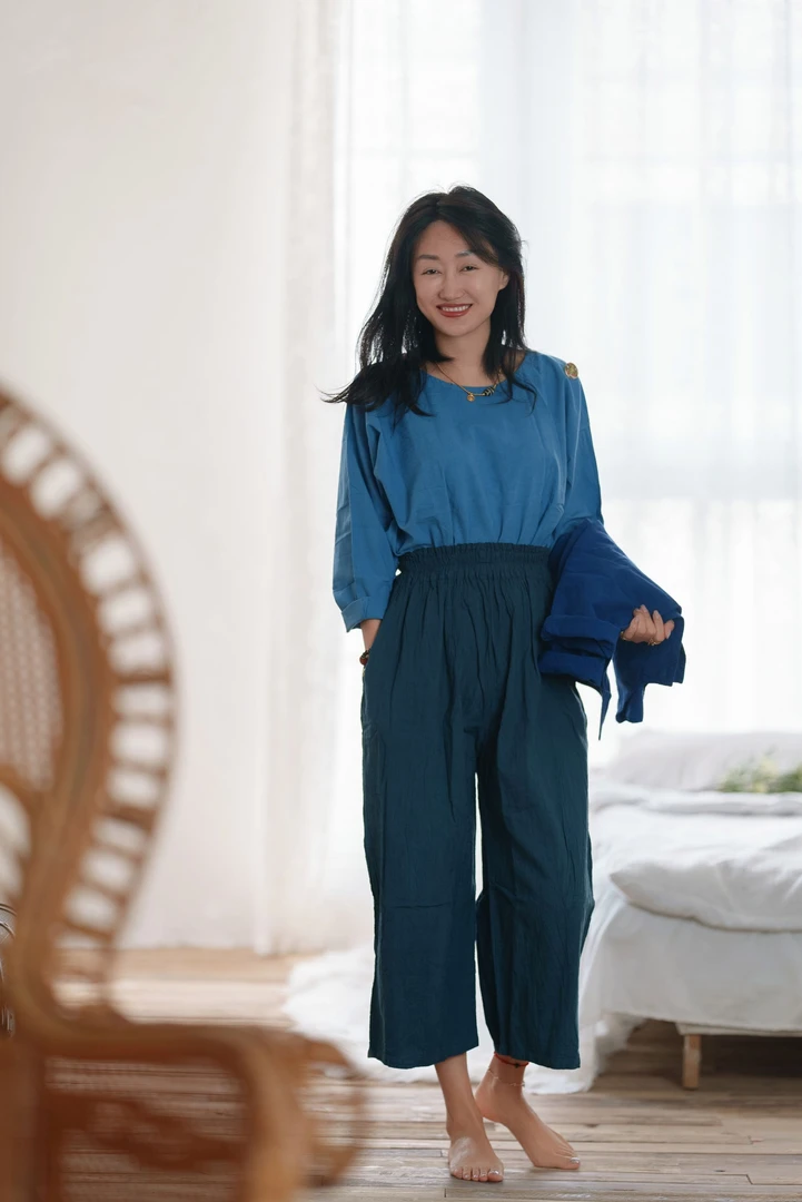 【龙措设计】禅服新中式农夫裤