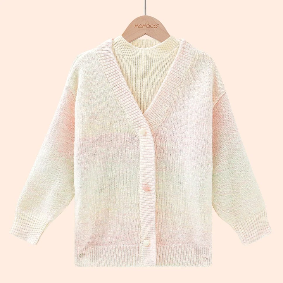 MOMOCO/玛米玛卡女童假两件毛衣2025冬季新款中大童75830230014