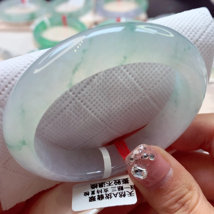 未镶嵌手镯翡翠43号正圈77