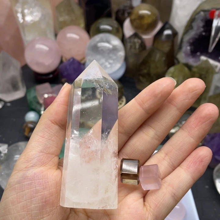 穗***7水晶珠宝半成品未镶嵌魔方12