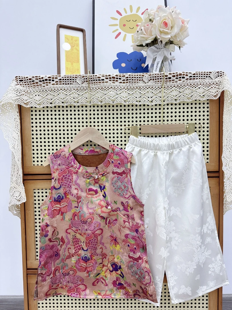 2025夏款儿童国风套装  6.13