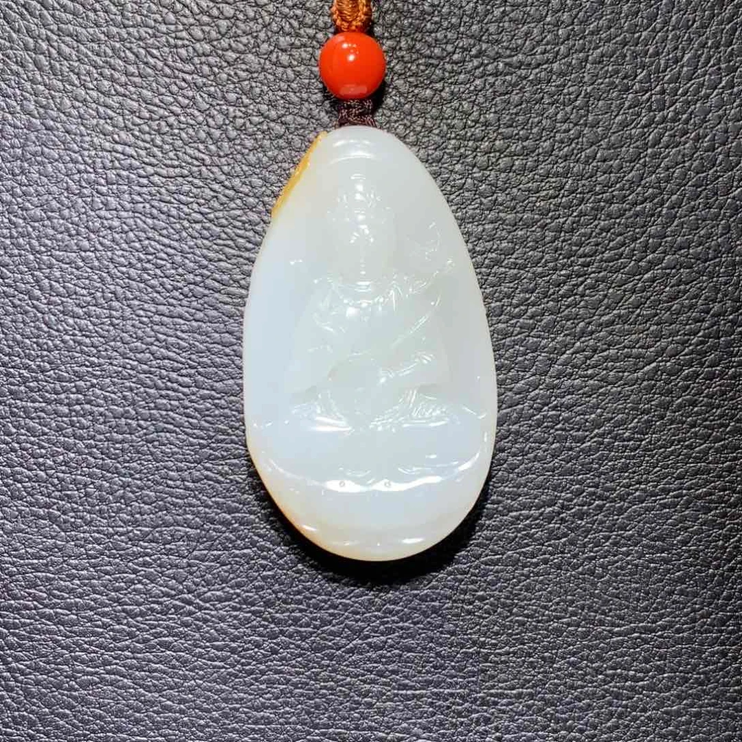 和田玉颈饰未镶嵌大***理