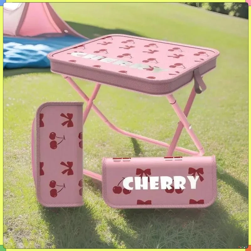 手包折叠凳户外露营笔袋小马扎便携钓鱼野餐折叠椅子火车无座神G