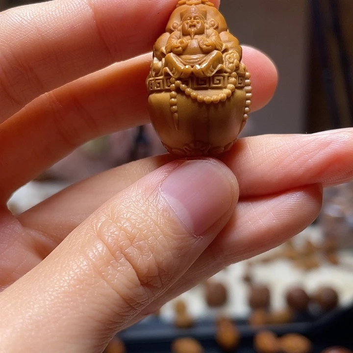 橄榄核手串/手链聚宝盆财神