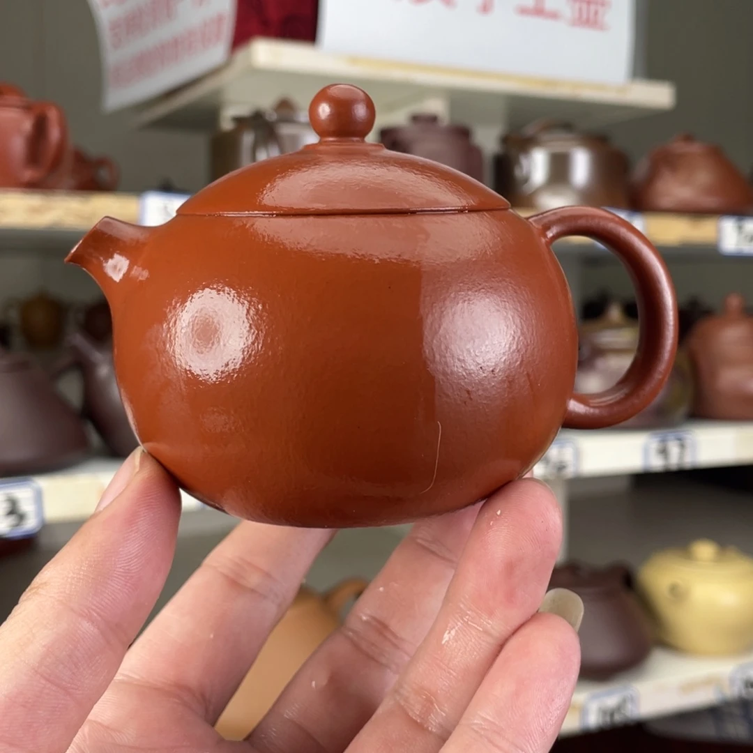 茶壶紫砂小煤窑朱泥全手工200毫升
