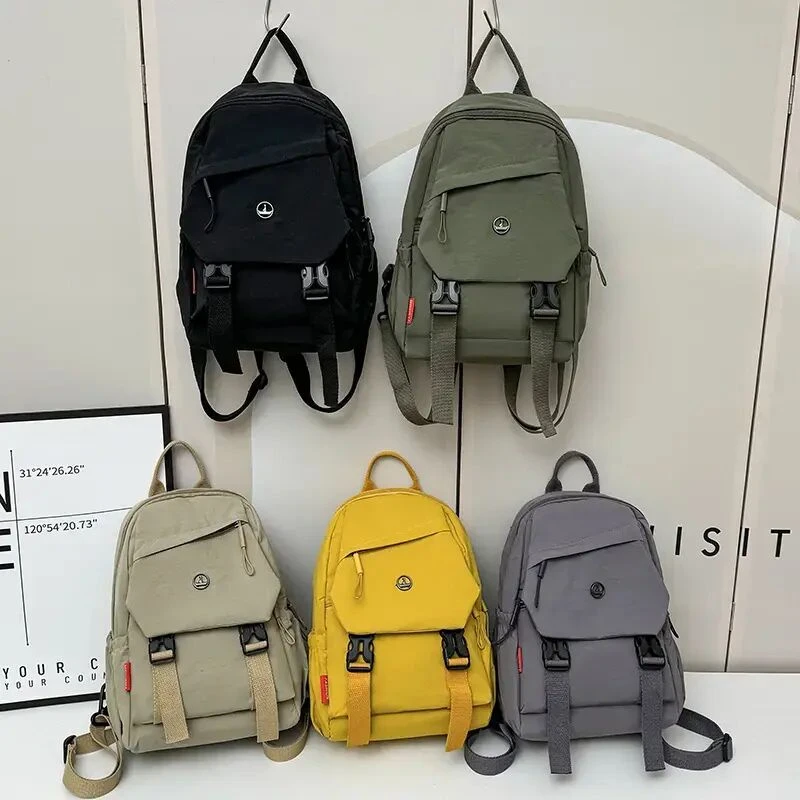 2025新款尼龙布包轻便双肩包女时尚百搭通用小背包休闲运动胸包HR