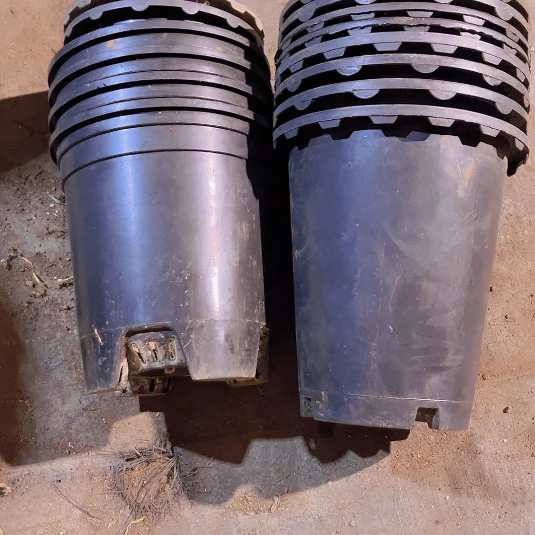 旧口径15-17黑圆盆14个