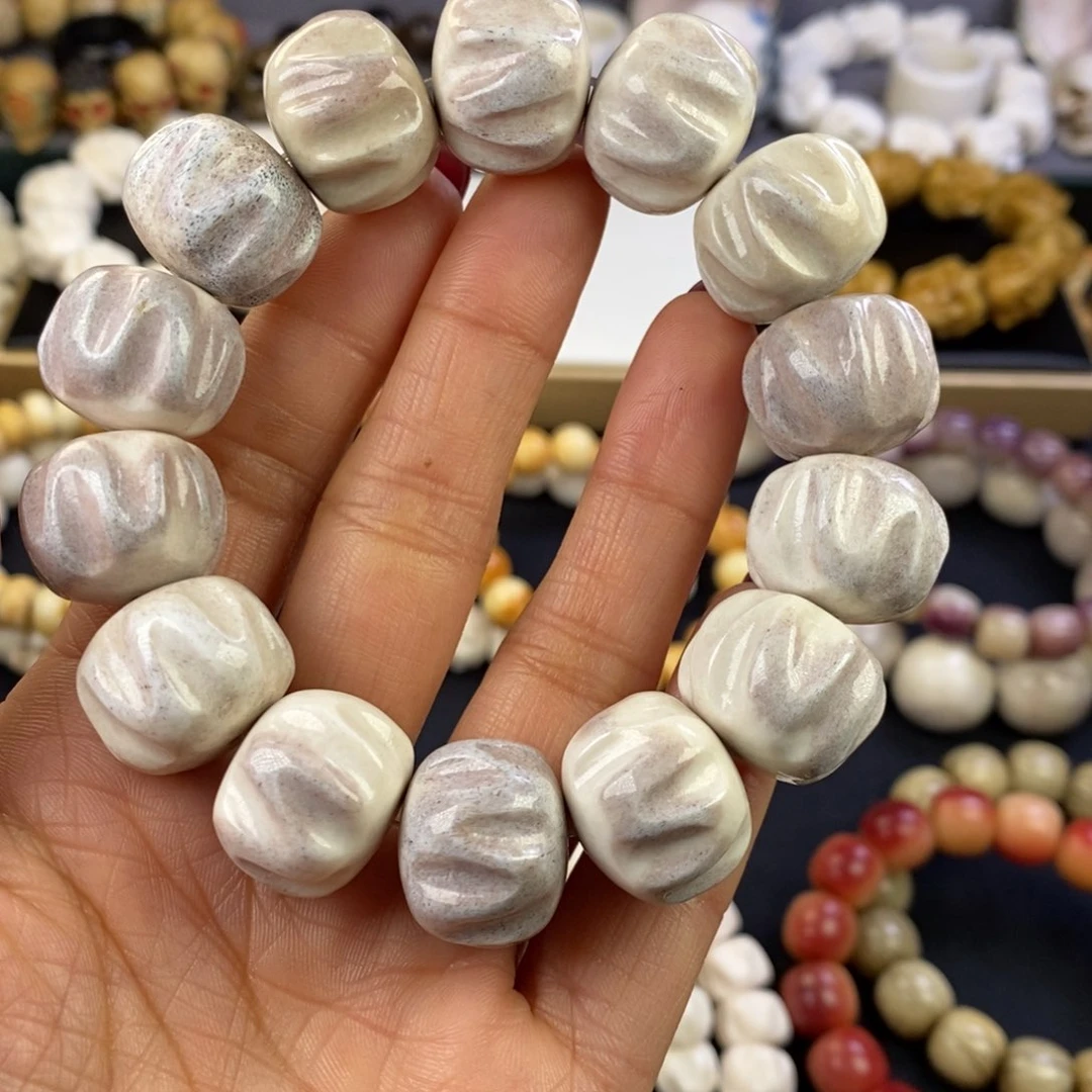 鹿骨把件好看好玩