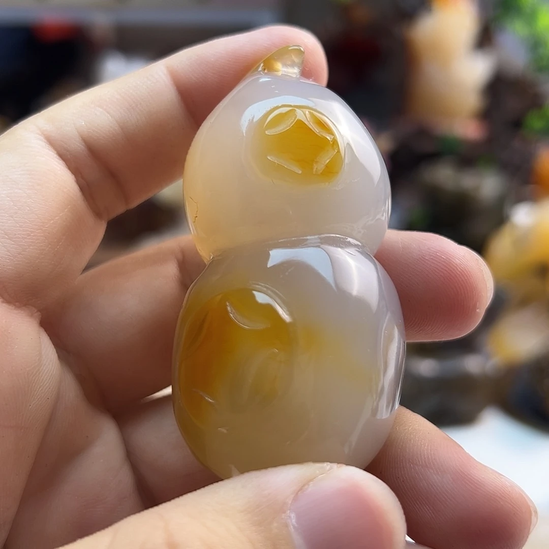 玛瑙/玉髓未镶嵌吊坠(不含链)