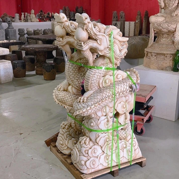 石材龙柱一对包邮