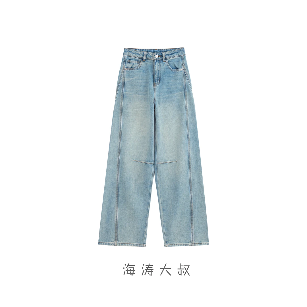 【618大促】「热辣腿精」依然好裤型！高腰窄版弯刀牛仔裤SWD5978
