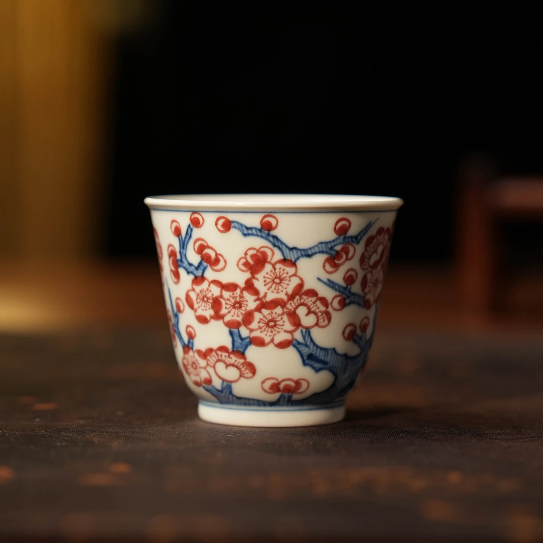 【春涧茶器】冰梅主人杯（JD132）