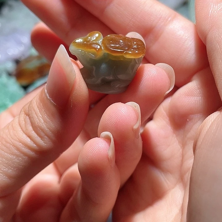 翡翠未镶嵌颈饰天然