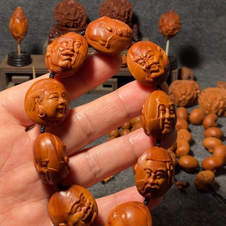 潘***司橄榄核手串/手链手工制作工艺精湛