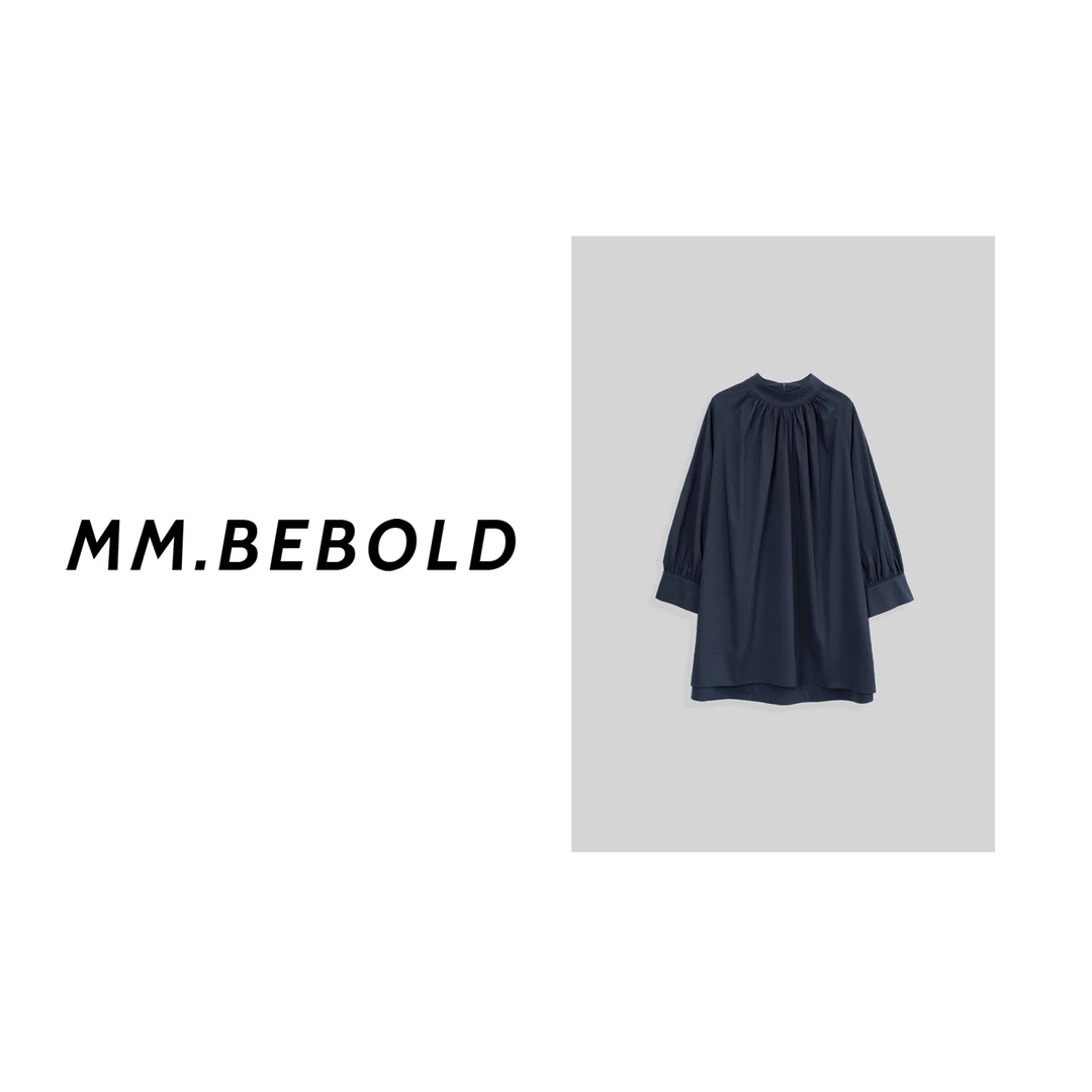 【妙姐精选】褶皱花苞长款设计感衬衫MQJ2026