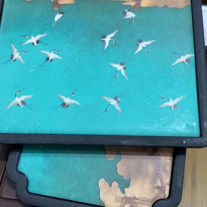 琉璃手工艺品瑕疵茶盘茶盘茶盘
