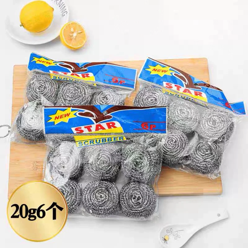 厨房清洁用品不锈钢钢丝清洁球家用碗钢丝球