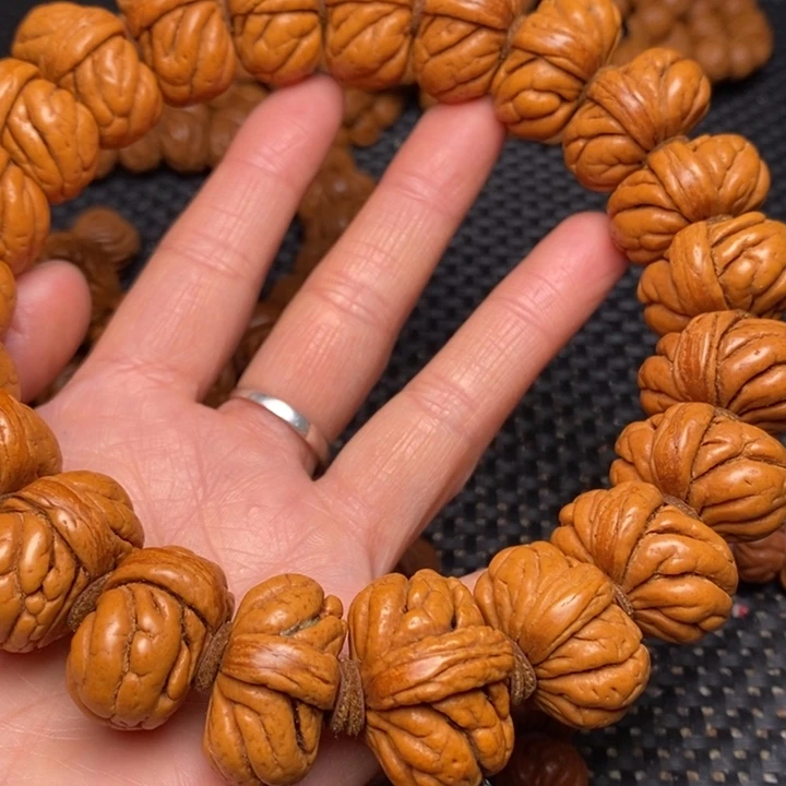 海***浪手串桃核龙纹桃核