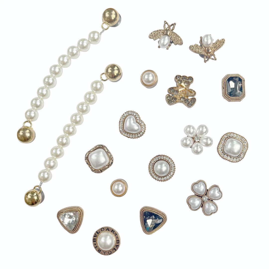 适配crocs洞洞鞋鞋花配饰智必星巴洛克风鞋扣高级感装饰diy配件