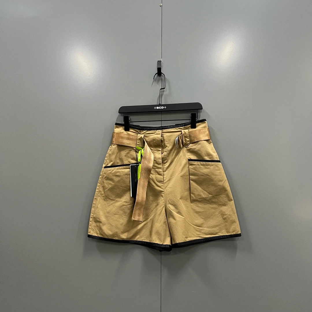 99新 self-portrait t1 徽标logo腰带短裤 10码/608953