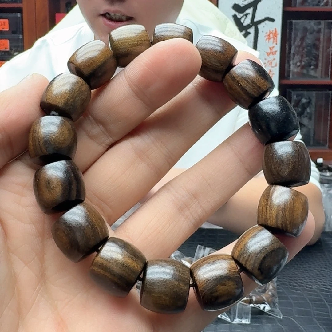 乌木类无事牌手串19