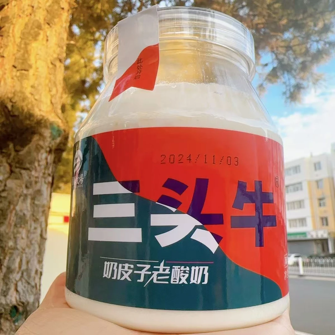 内蒙古特产奶皮子酸奶两罐包邮