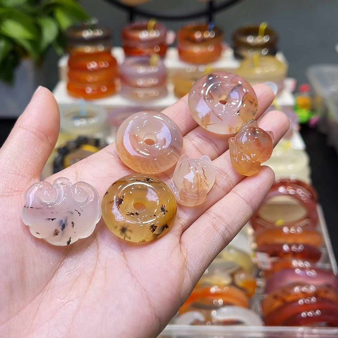 玛瑙/玉髓未镶嵌手镯39.9任选其一