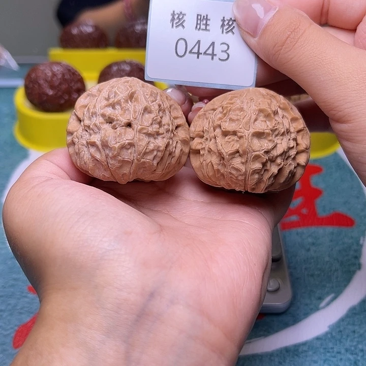 文玩核桃把件山*南瓜墩43.0443