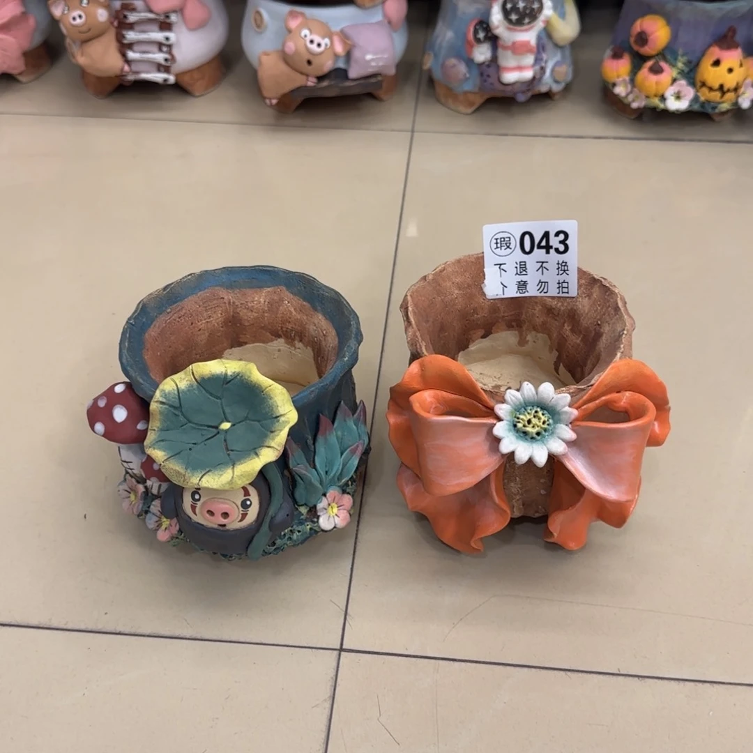 【闪购商品】陶瓷粗陶手捏